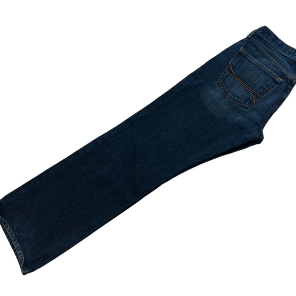Hollister Mens 28x30 Straight Leg Dark Blue Button Fly Denim Blue Jeans EUC - Picture 10 of 16